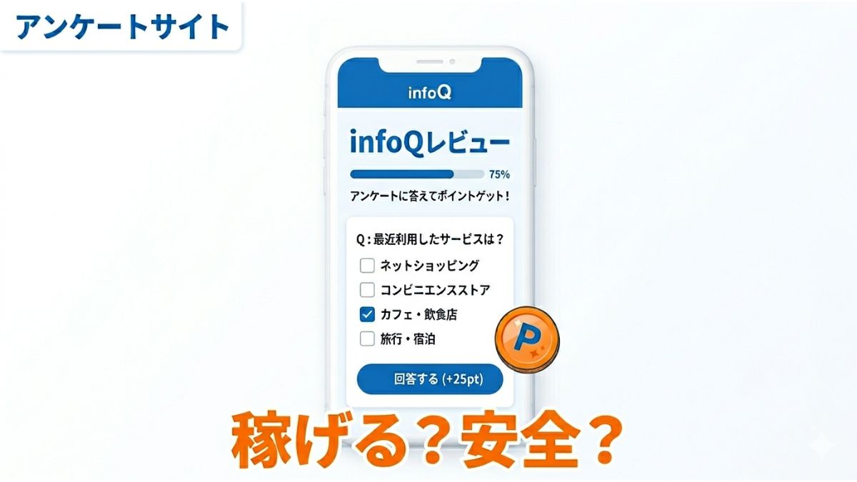 infoQとは何かや稼げるか・安全性・評判を解説したアイキャッチ画像