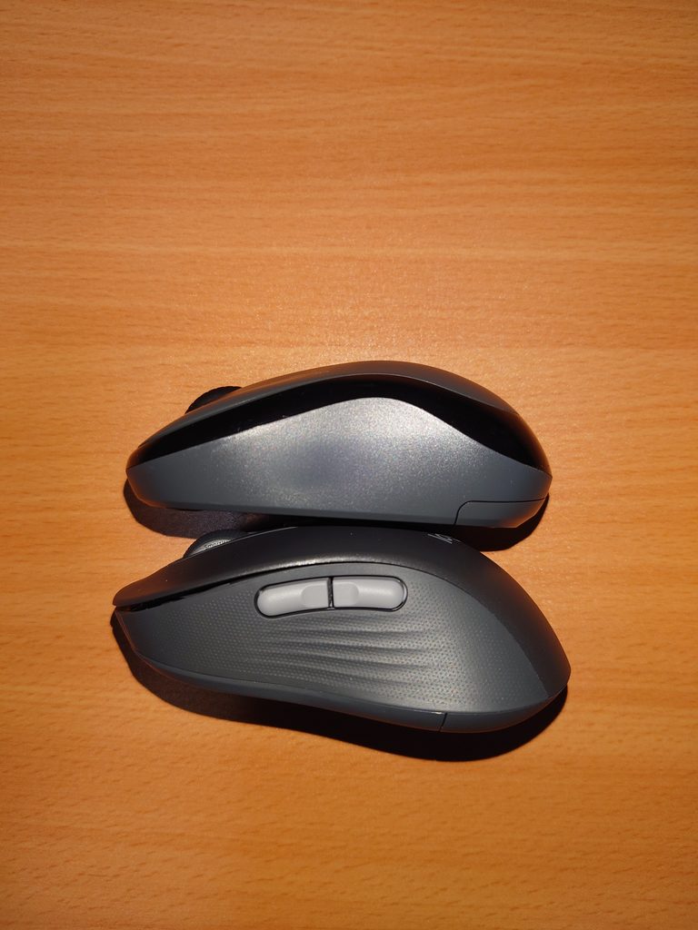 ロジクール M220とM750を横から比較